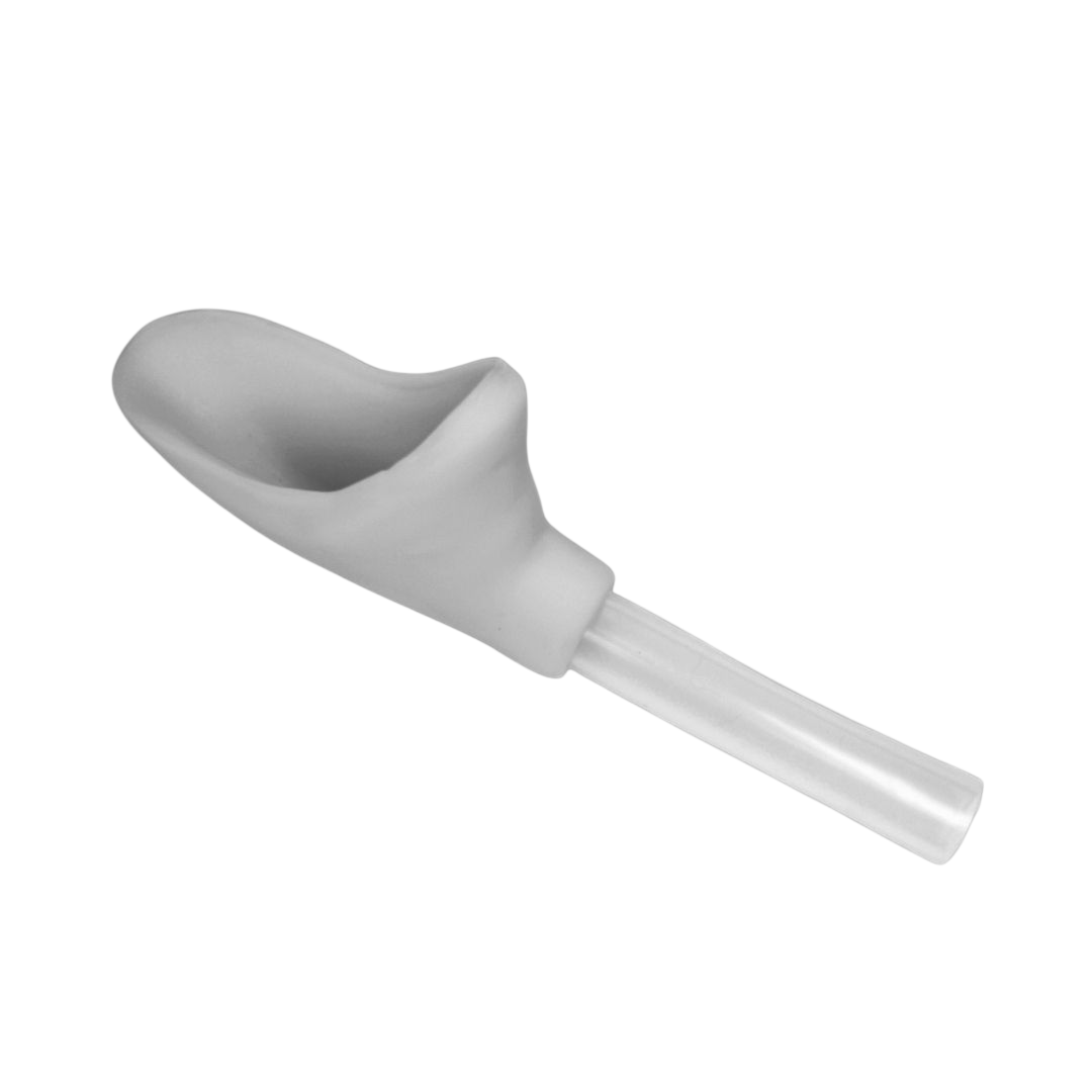 Black and white image of the 3.5 inch Cup and Tube STP by Number One Laboratory on a white background.